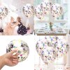 Round transparent colorful nail sequins, balloon, decorations, 36inch