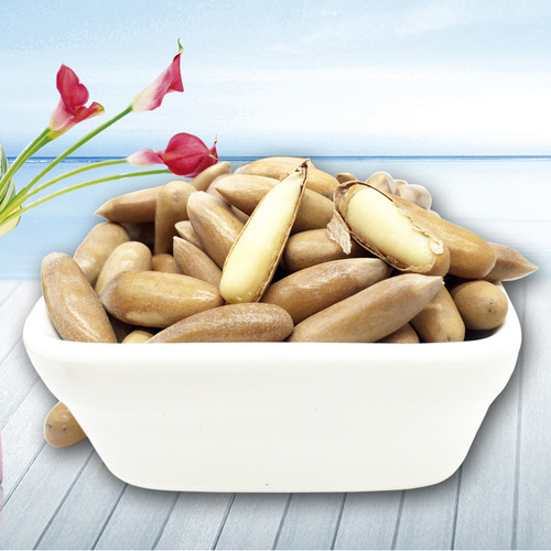 Xuki Brazilian pine nuts 250-500g large particles independent small packaging new hand-peeled pine nuts bulk nut snacks