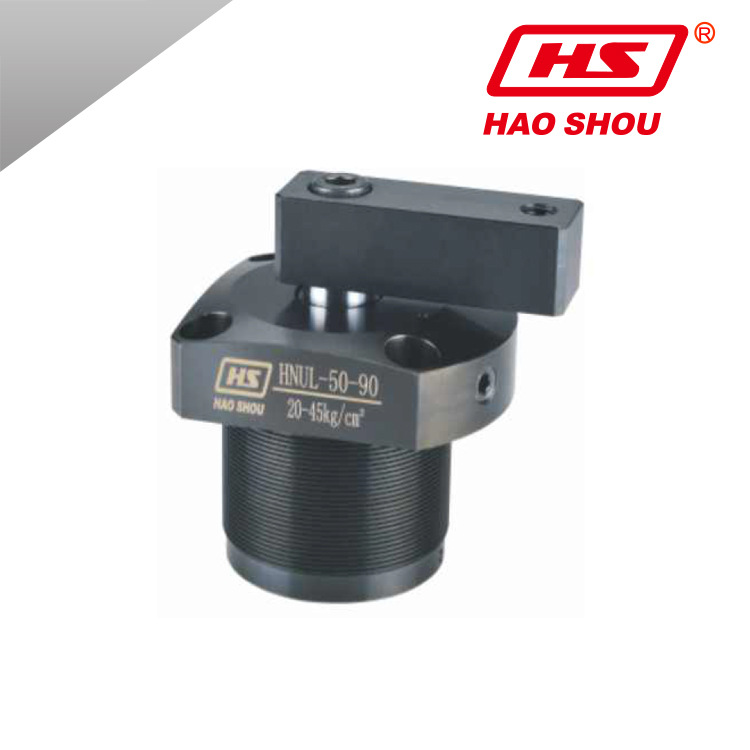 台湾好手HNU上法兰油路板型油压转角缸夹具