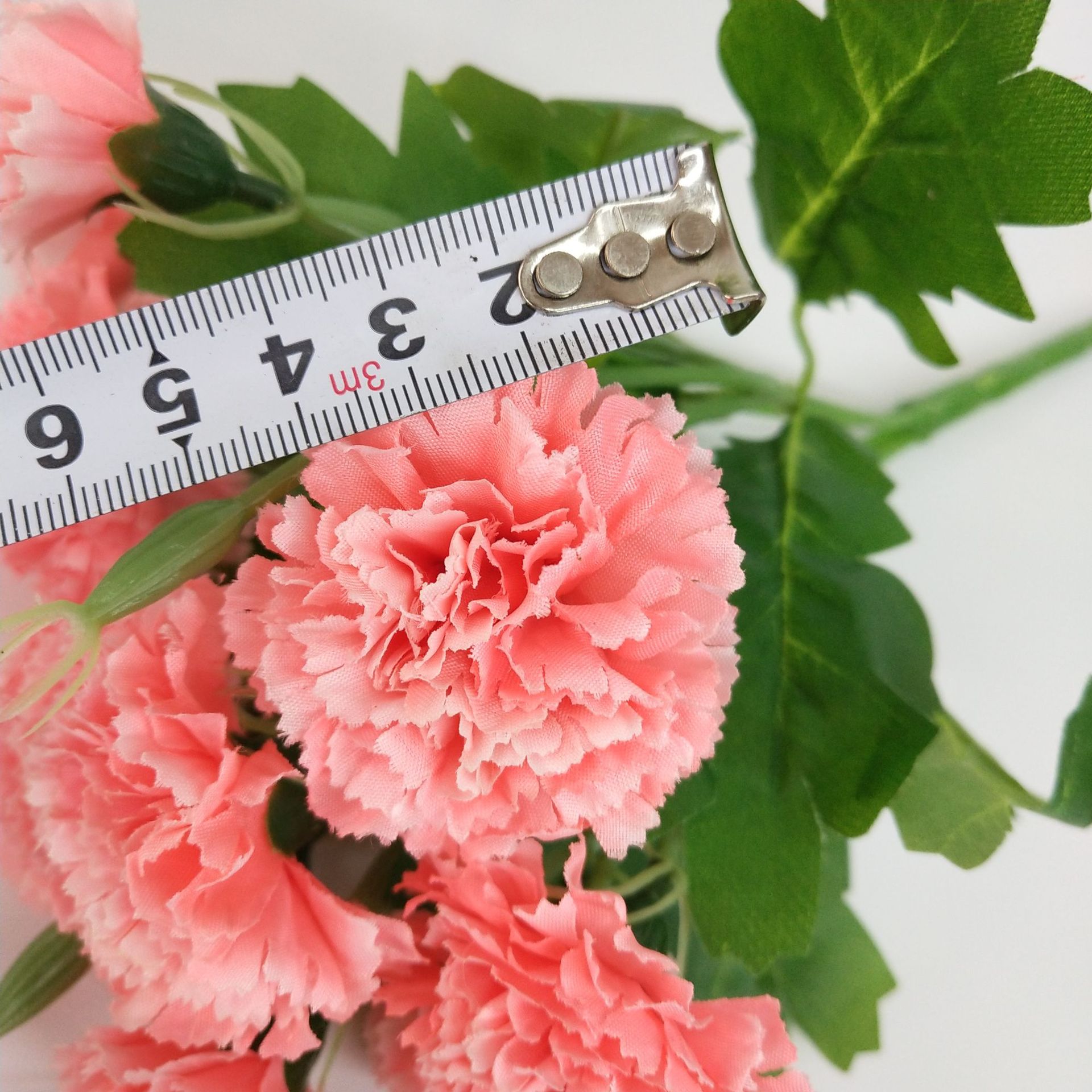 Flores artificiales clavel pequeño, decoración hogar y bodas, proveedor