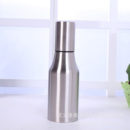 Newest 304 Stainless Steel Oil Can, Dustproof Oil Pot & Bottle Available in 500ml, 750ml, and 1000ml
