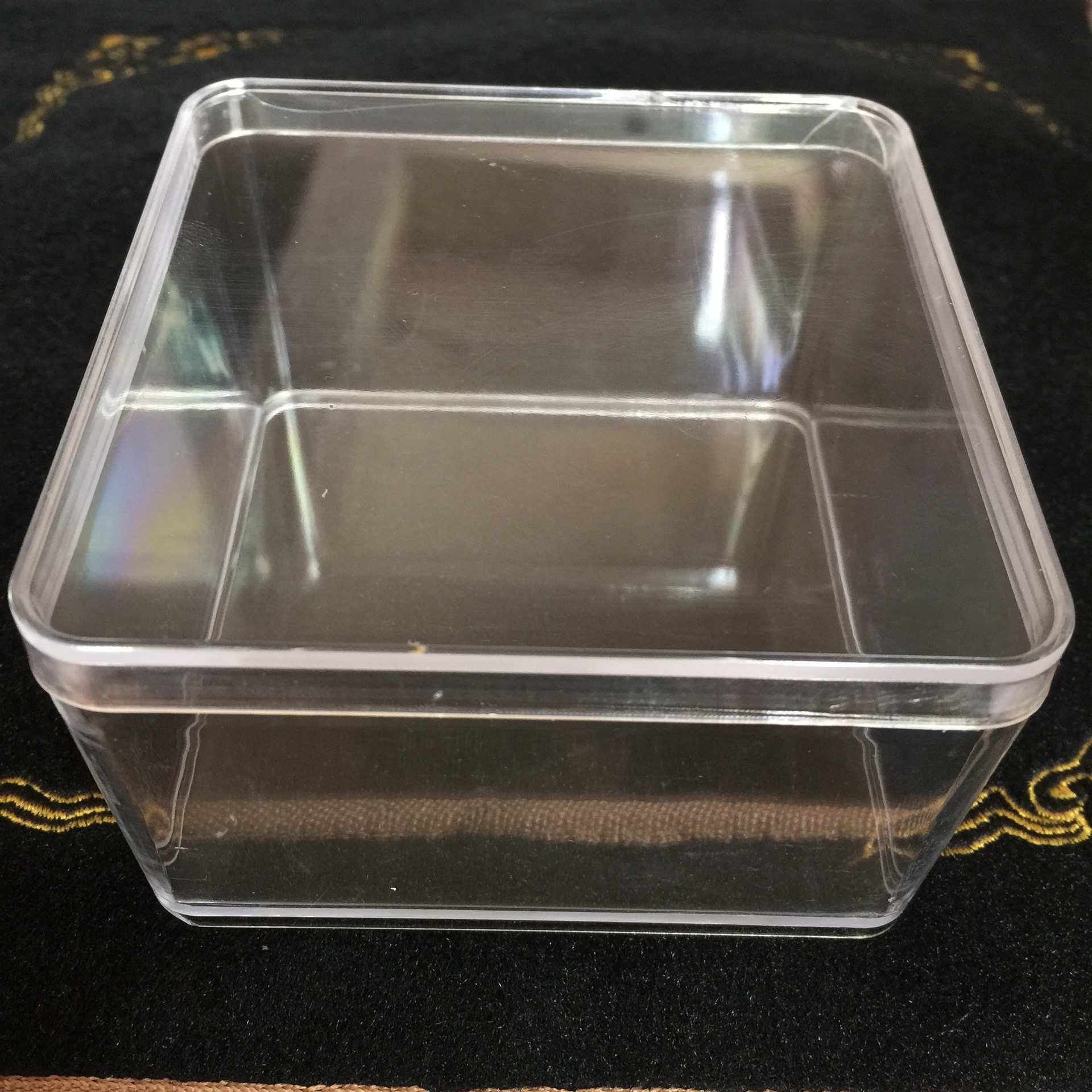 正方形散珠盒 首饰品配件收纳盒 首饰储物盒 展示珠宝盒