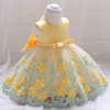 Baby hygiene product, wedding dress, evening dress, children's small princess costume, European style, flowered