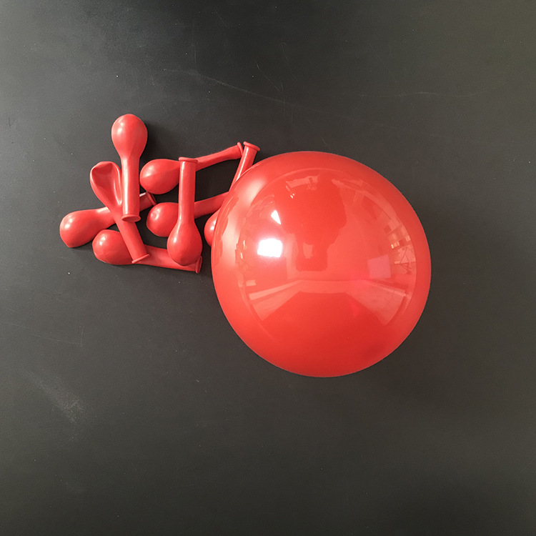 Engrosado redondo globo de látex de 5 pulgadas decoración de la sala de bodas arreglo de fiesta globo 1,2G globo de juguete de escena de cumpleaños