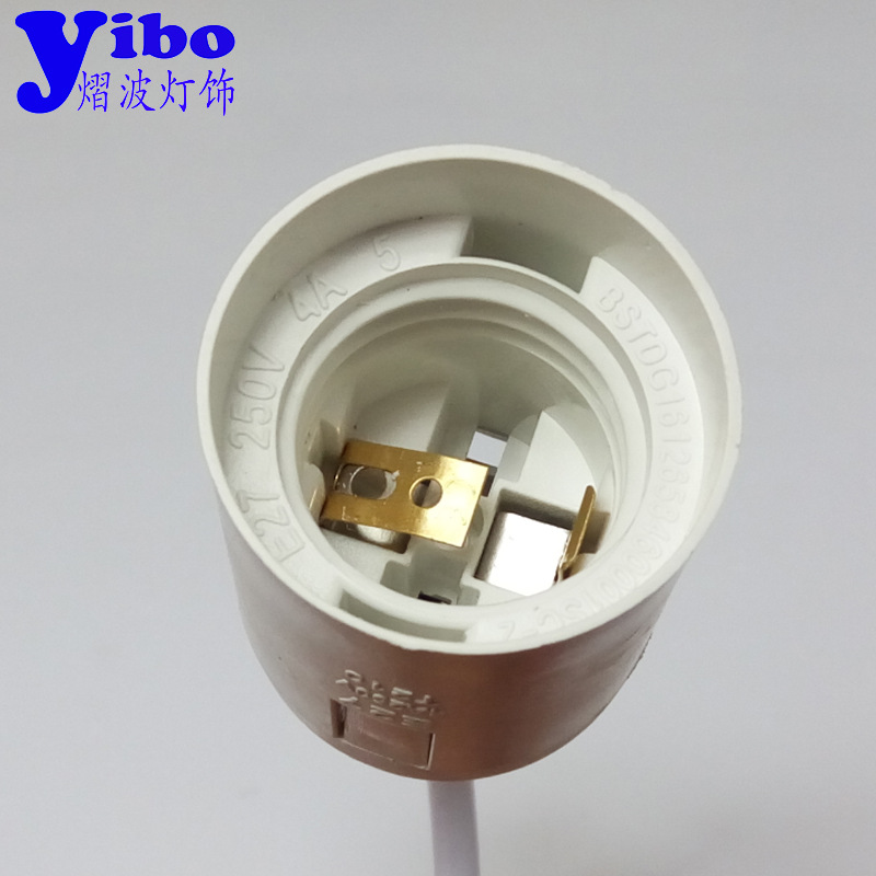 Sostenedor de la lámpara colgante con alambre E27 tornillo cabeza de la lámpara cable enchufe estándar europeo 1,8 m con interruptor de alambre colgante conjunto titular de la lámpara
