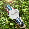 Steel watch, waterproof fashionable steel belt, quartz watches for beloved, Tungsten steel