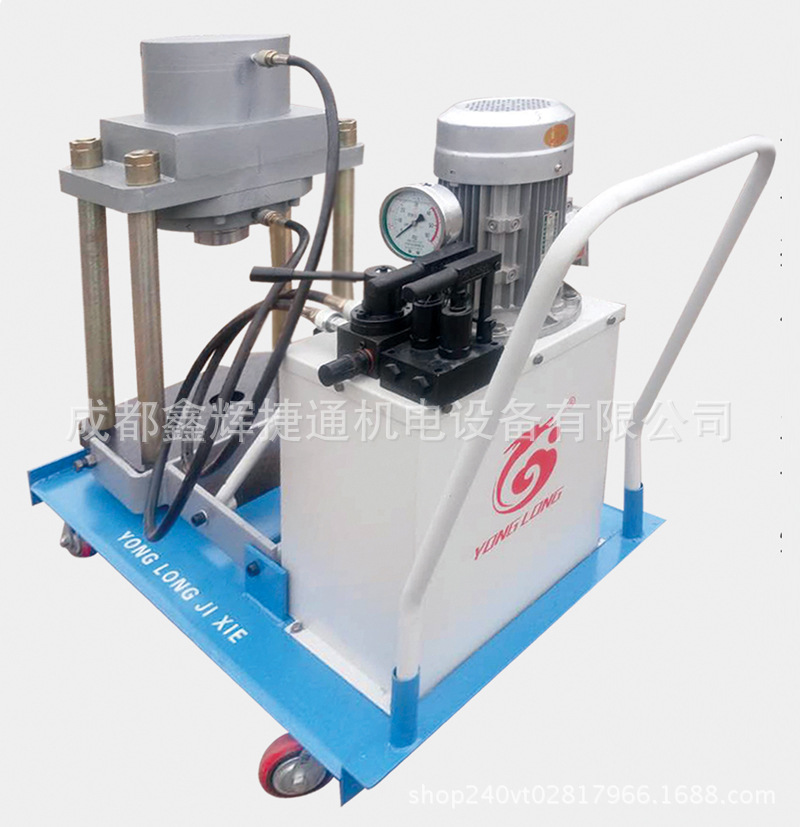 手动电动两用液压转向节立轴拆装机大车羊角主销压出机QDZ150T/20