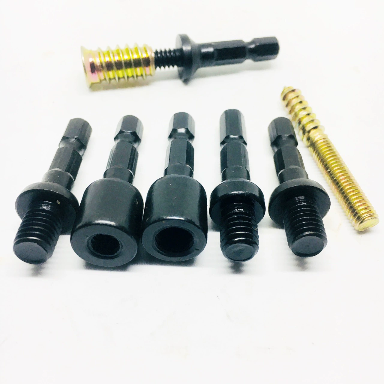 Высококачественные винты с резьбовой головкой, двусторонняя резьба, аксессуары для фурнитуры с внутренней и внешней резьбой, винты с резьбовой головкой, метрические и имперские.