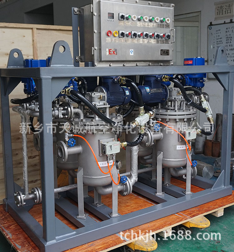 撬装自清洗过滤器石油化工自动反冲洗水处理设备