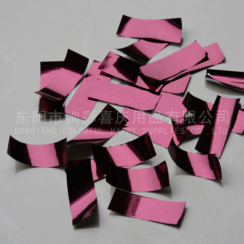 东阳工厂供应婚礼手撒亮片 婚礼亮片 喜庆狂欢派对用品 2*5CM长条