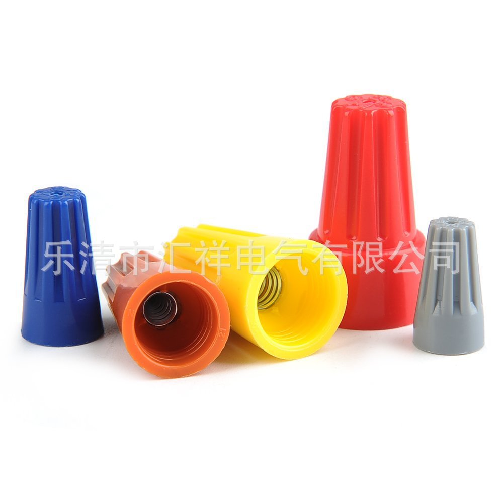 批发P型压线帽 旋转端子 弹簧旋转式接线头接线帽.1000只/包