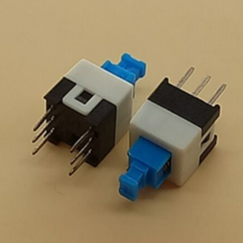 按纽开关7*7双排7*7单排自锁/无锁开关8.5*8.5自锁开关