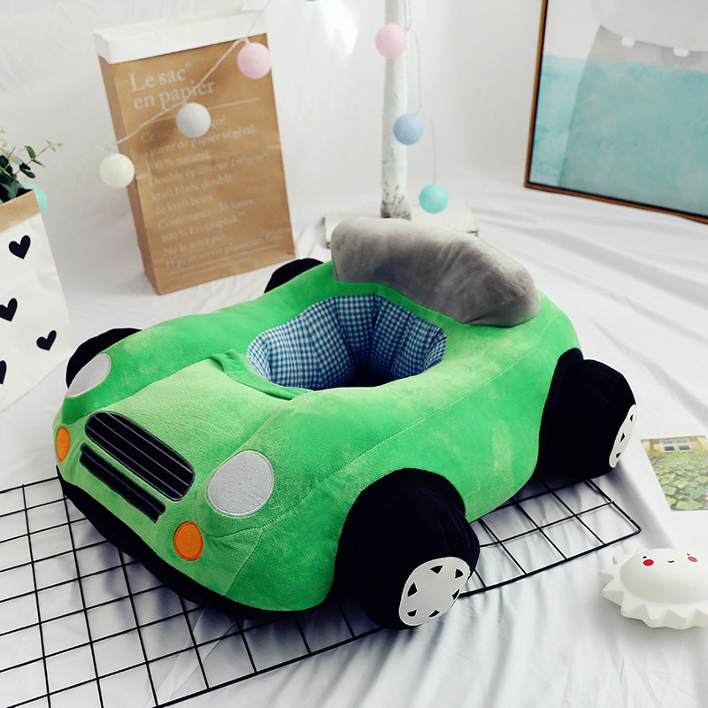 Sillón infantil con forma de coche – apoyo antivolcado, juguete de peluche image 8