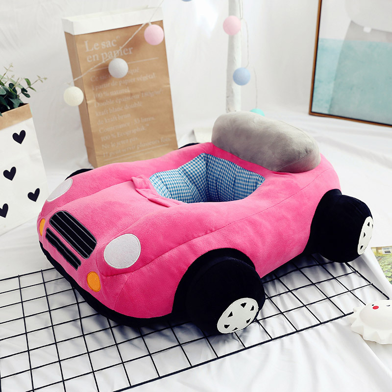 Sillón infantil con forma de coche – apoyo antivolcado, juguete de peluche image 10