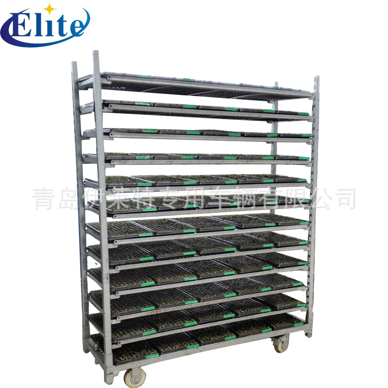 厂家供应农业育苗车，工厂育苗催芽工具台车，种苗拉板网台车