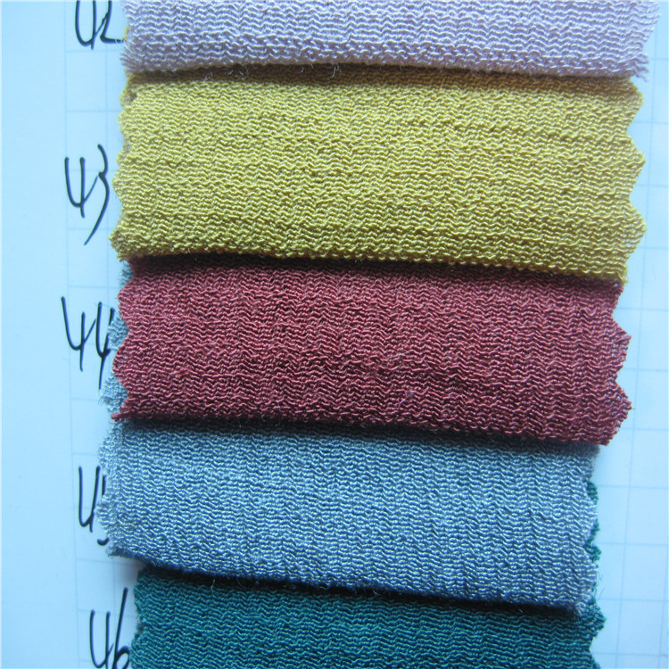 现货仿麻衬衫布料 锦棉单丝竹节仿麻布 春夏感垂衬衫裙装上衣料