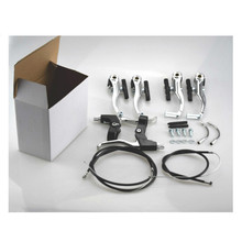 自行车v刹套件 公路车v刹车器 山地车制动闸器配件铝合金工厂