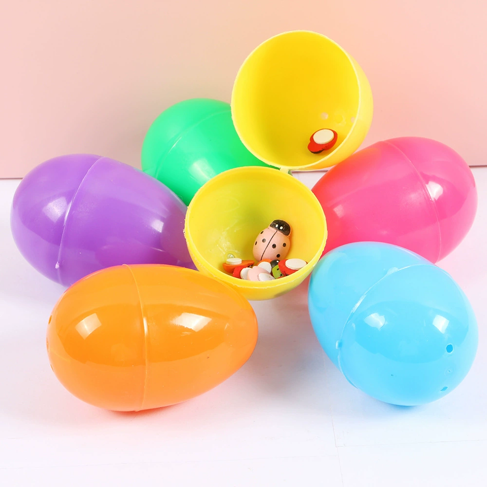 8cm Easter Egg Egg Duck Egg Children DIY Plastic Kindergarten Decoration Open Gacha Shell