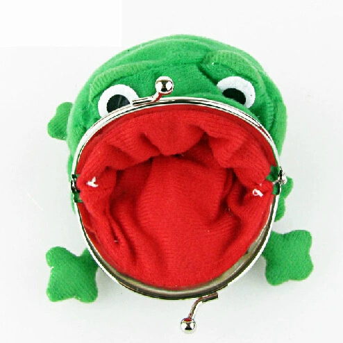 Frog Wallet (Naruto) Coin Purse, Soft Fabric Frog Coin Pouch, Approx. 10 cm