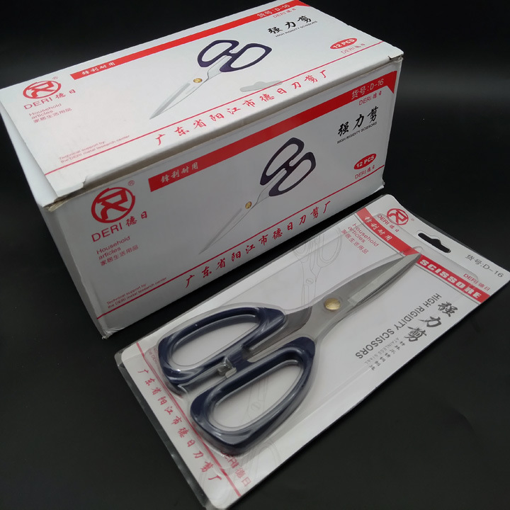N3243 D-16 tijeras fuertes tijeras civiles tijeras de estudiante tijeras domésticas Yiwu 9,9 suministro al por mayor