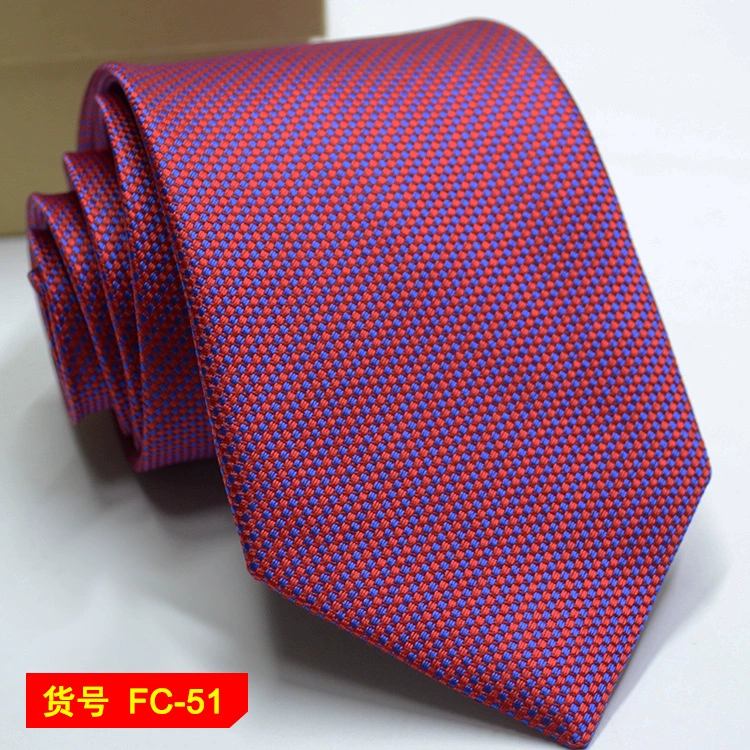 Men's tie wholesale new spot business solid color striped 8C arrow blooming tie can be added to LOG