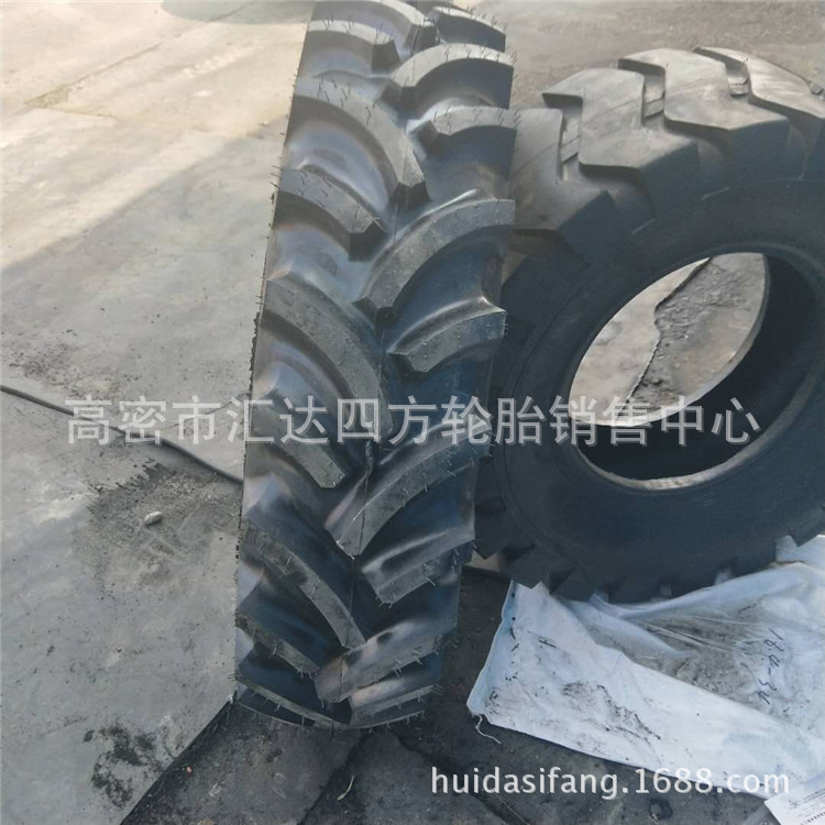 现货供应12.4-38人字加密花轮胎12.4-24拖拉机平花轮胎 批发零售