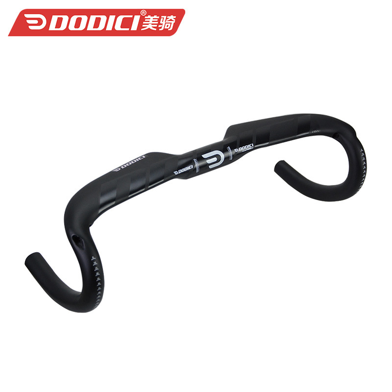 Cross-border DODICI carbon fiber road curved handle black UV frosted lightning style wind-breaking bicycle handle line Cross-border DODICI carbon fiber road curved handle black UV frosted lightning style wind-breaking bicycle handle line