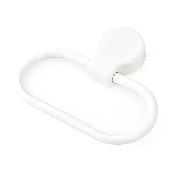 Towel hanging ring -white