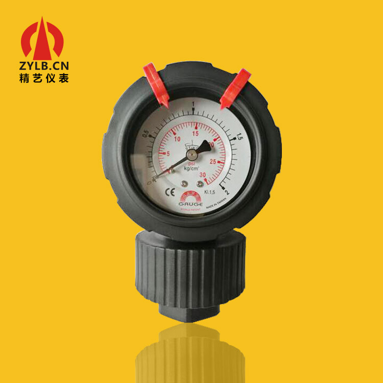 供应台湾华记PP隔膜耐震压力表华记PP压力表STIKO YN63PP 2KG厂销