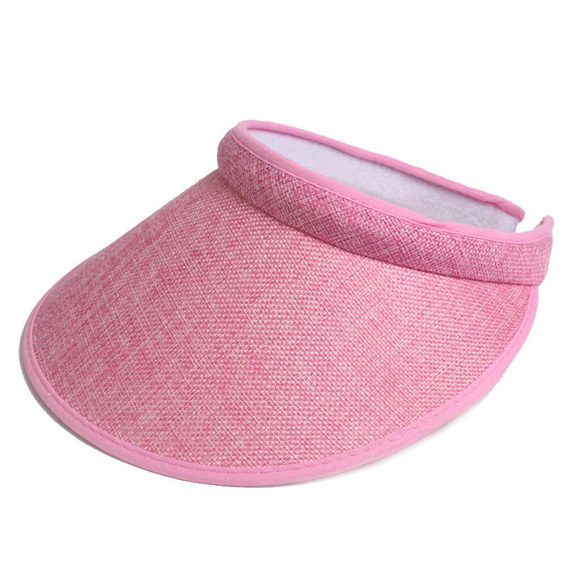 Sombrero de algodón y lino sombrero de copa vacío para hombres y mujeres sombrero de primavera y verano sombrero de padres e hijos sombrero de niños sombrero de padres e hijos sombrero de copa vacío