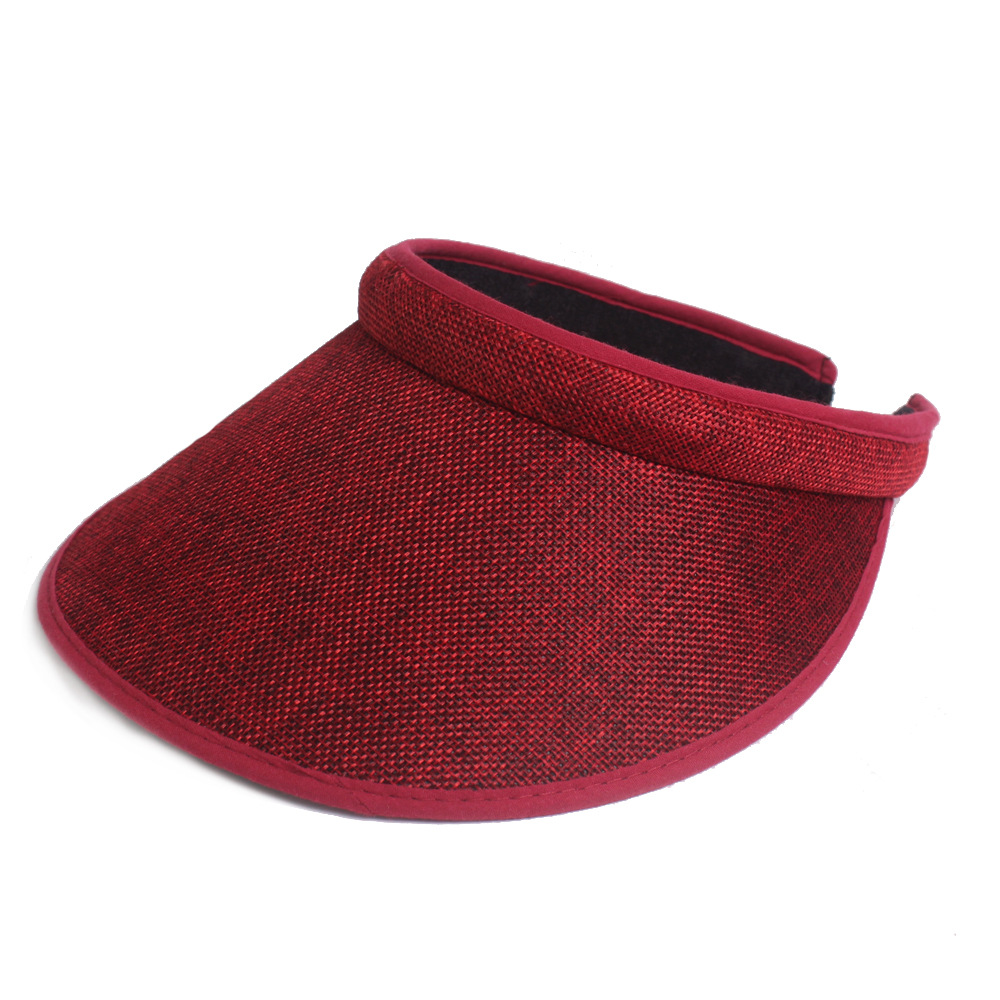 Sombrero de algodón y lino sombrero de copa vacío para hombres y mujeres sombrero de primavera y verano sombrero de padres e hijos sombrero de niños sombrero de padres e hijos sombrero de copa vacío