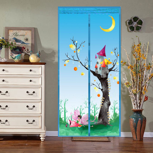 New Fairy Door: 7-Button Mosquito-Proof Screen Door, Summer Mosquito Barrier Window Curtain, Encrypted Magnetic Screen Door Wholesale