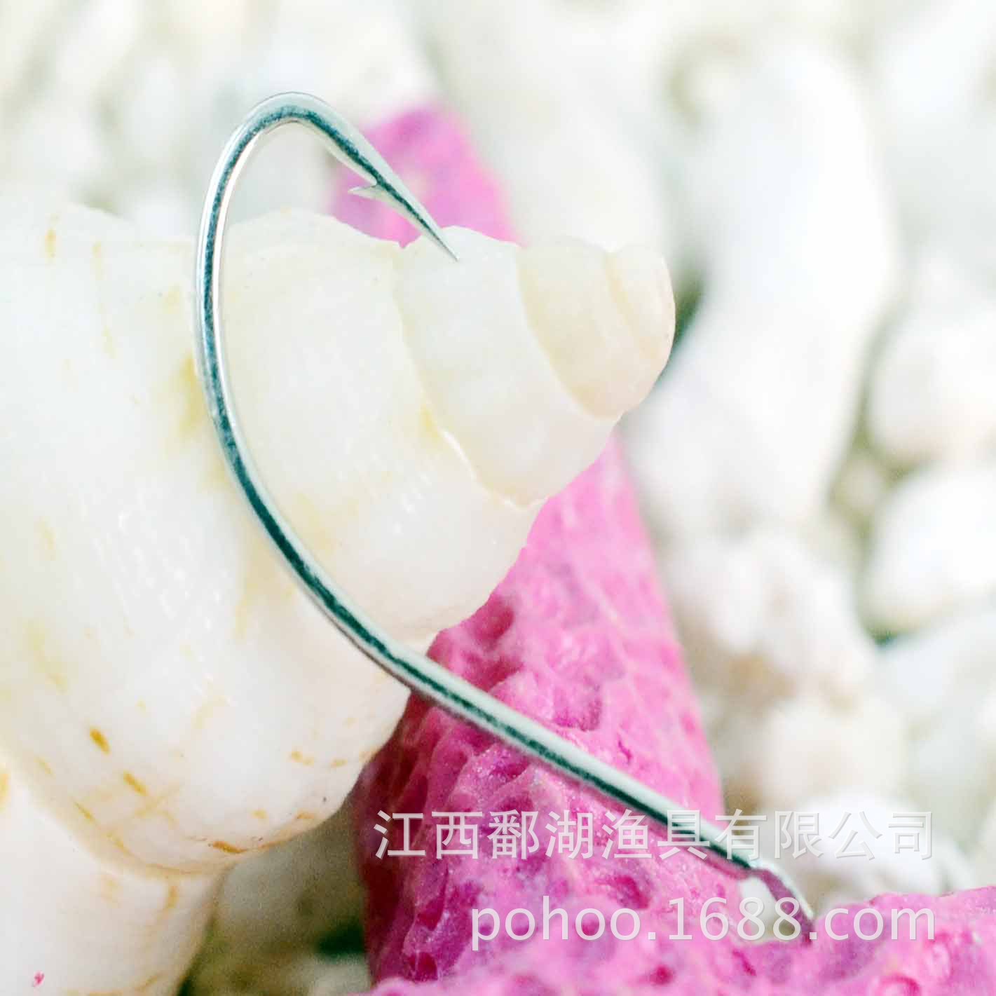 9909 zorro blanco gancho Delgado mango largo púas crucian carpa doble beneficio paquete colgante Caja 100 piezas al por mayor mar salvaje pesca carpa amarilla