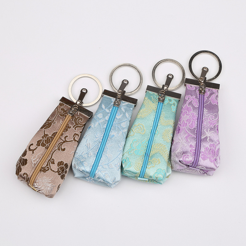 Yunjin Key Chain Yunjin Small Coin Purse Overseas Gifts Chinese Style Nanjing Special Craft Gifts