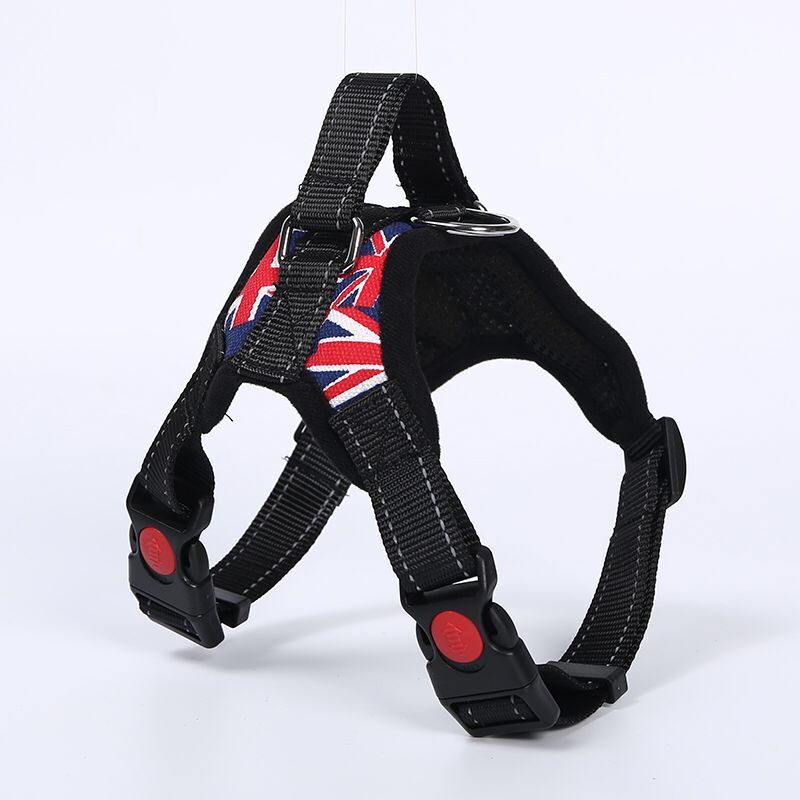 Correa para mascotas mediana y pequeña correa de pecho de perro Cadena de perro para mascotas cuerda para caminar suministros para mascotas