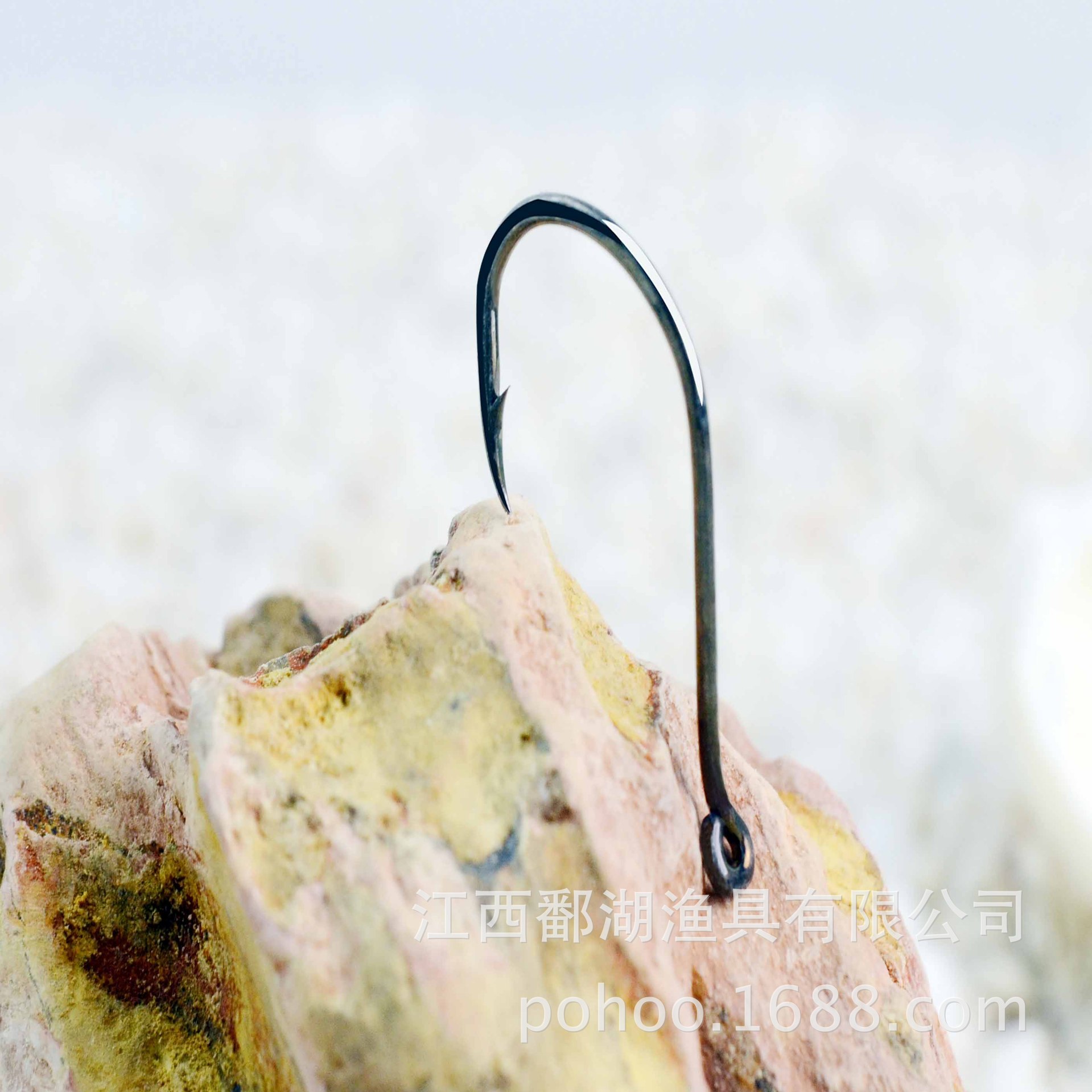 9943 pescadores gancho de pesca a granel de Pesca de Mar venta al por mayor venta directa de fábrica objeto grande arco inferior mango largo de púas