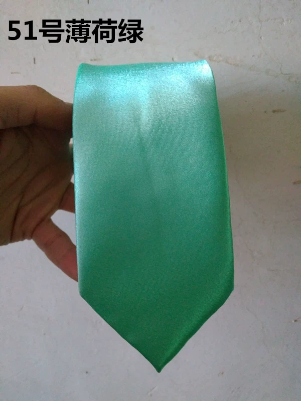 Tie (Yazhi) 8 cm Width, Handmade Business Necktie, Plain Satin Look, Multi-Color Options