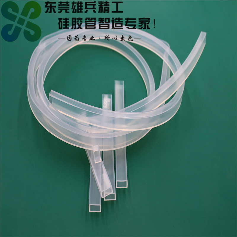 厂家供销环保 食品认证 异形密封硅橡胶软管硅胶管硅胶密封条