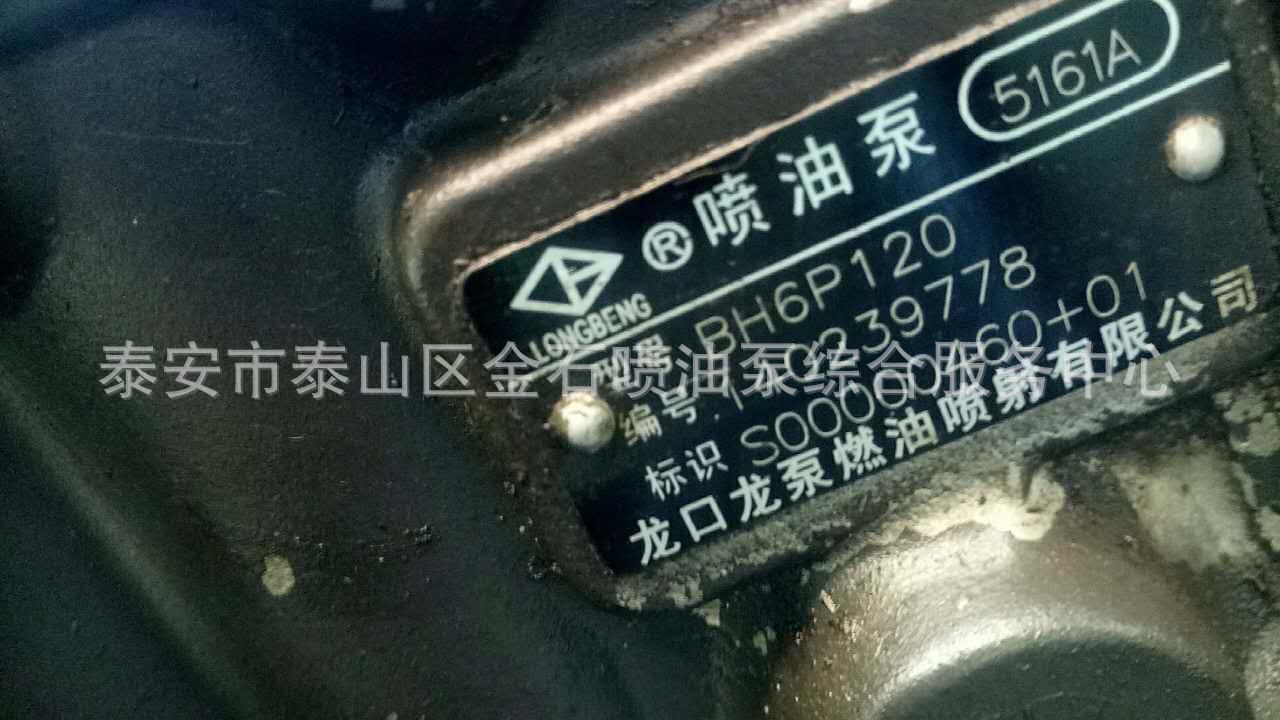 上柴配套喷油泵总成 S00000460+01 / BH6P120龙泵油泵 BP5161A