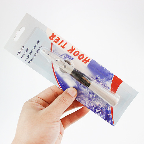 Weihe manual hook tying device 14cm ABS fish hook line knotting device hook tying device fishing gear wholesale