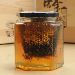 健凤园 Запарие Honey 500g Стекло стеклянная бутылка старый медовый мед и медовый оптом.