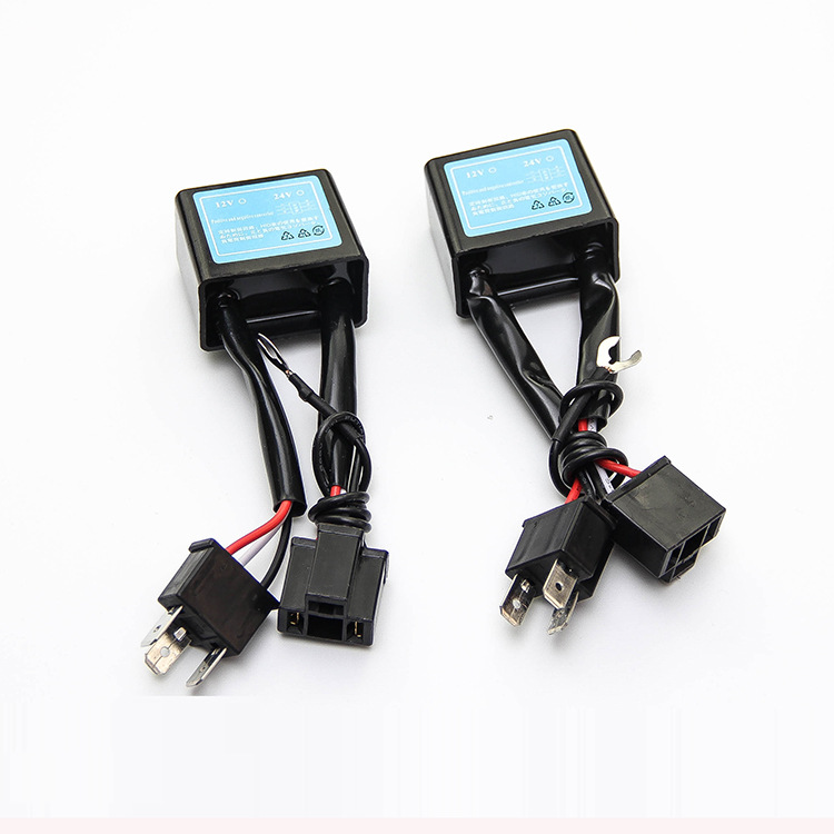 H4 LED faro polaridad convertidor eliminador de fallos decodificador HID H4 lámpara de xenón convertidor positivo y negativo