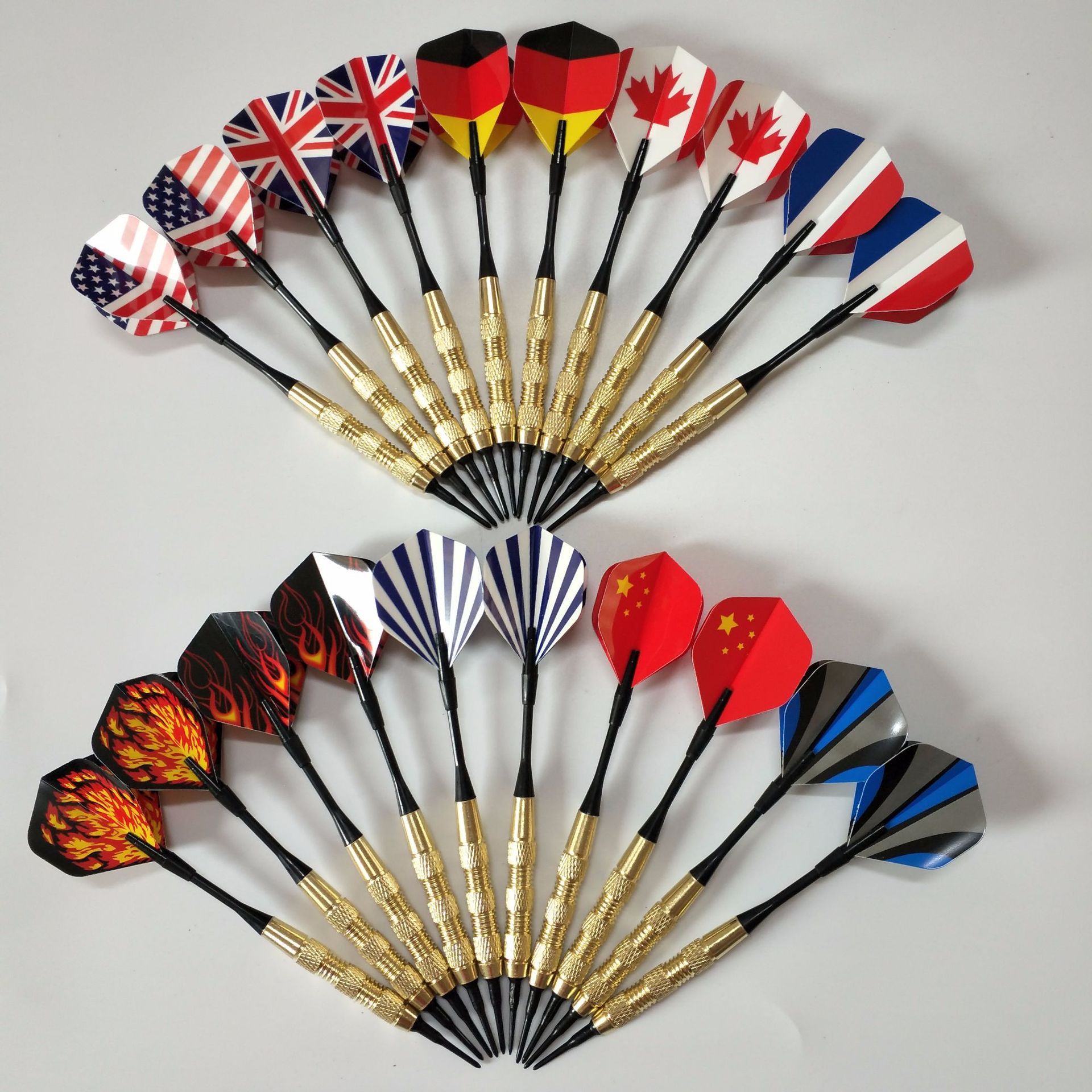 Copper electronic plastic safe golden darts