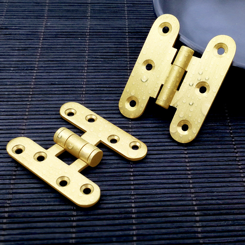 2025加厚全铜静音柜门全铜合页折页橱柜衣柜门铰链家具黄铜合页