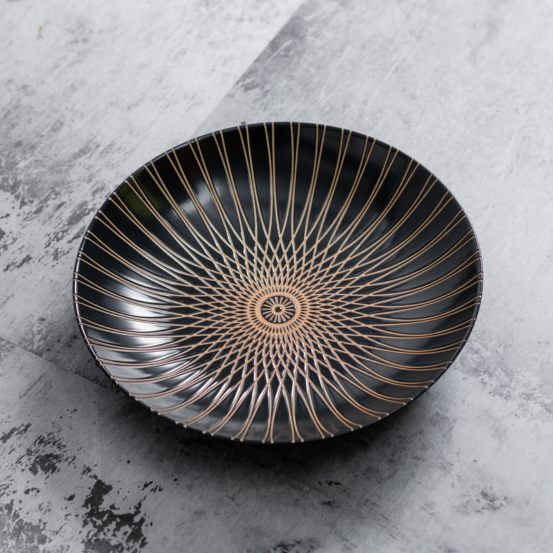 Plato de filete Cubertería de cerámica