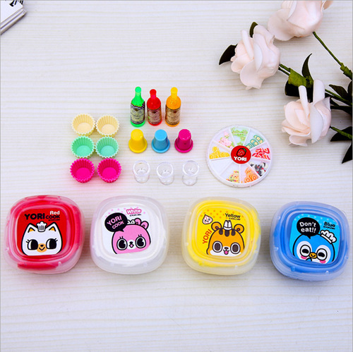 Children's educational ultra-light clay parent-child interactive DIY handmade simulation cake plasticine set factory direct sale