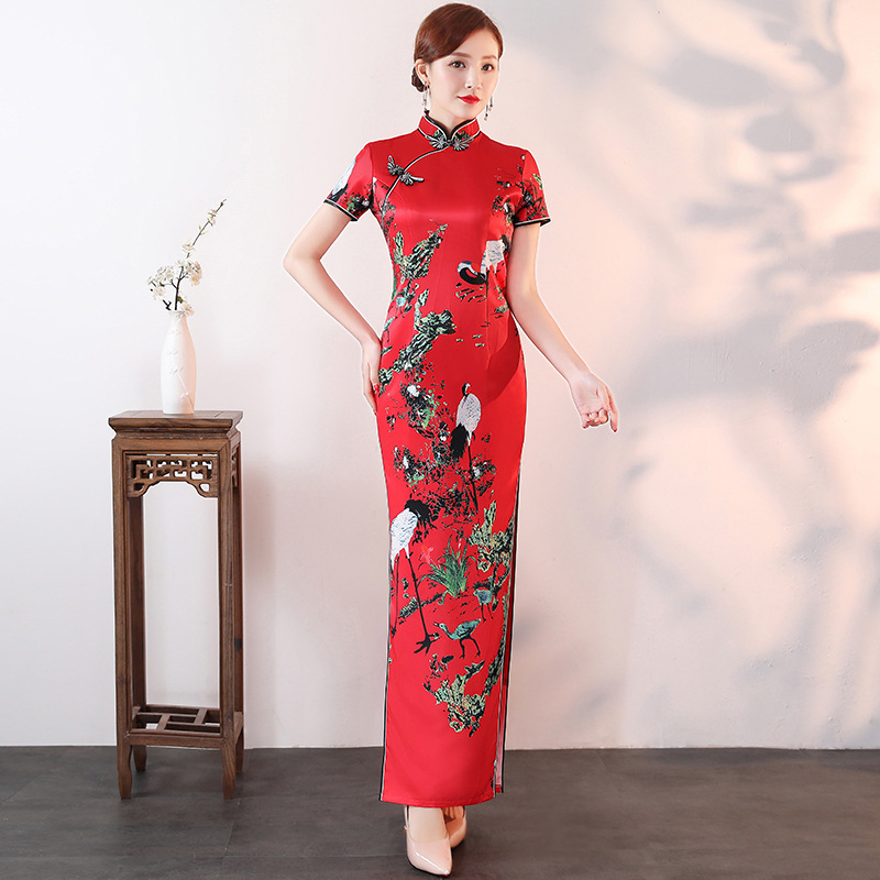 open lace back dress Amazon.com: Womens Chinese Dress