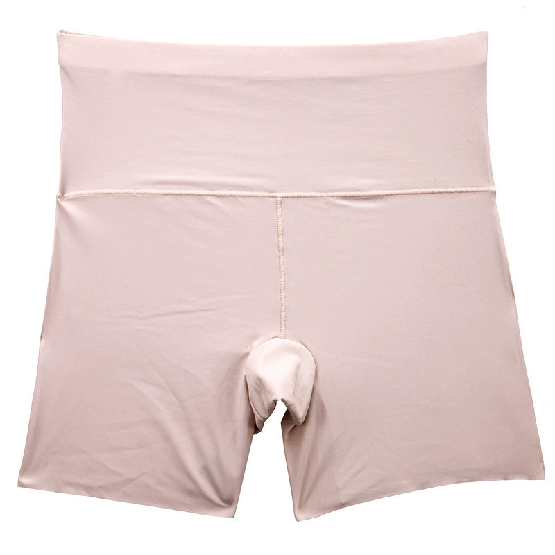 Seamless High-Waist Shorts (Scorpio) Women — Ice-silk, Cotton Crotch, Anti‑exposure 2–10 Sizes