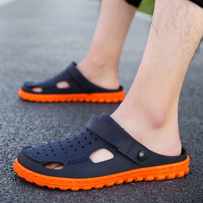 Vietnam slipper Baotou man Sandals lovers waterproof non-slip Crocs Teenagers Beach shoes leisure time Garden shoes
