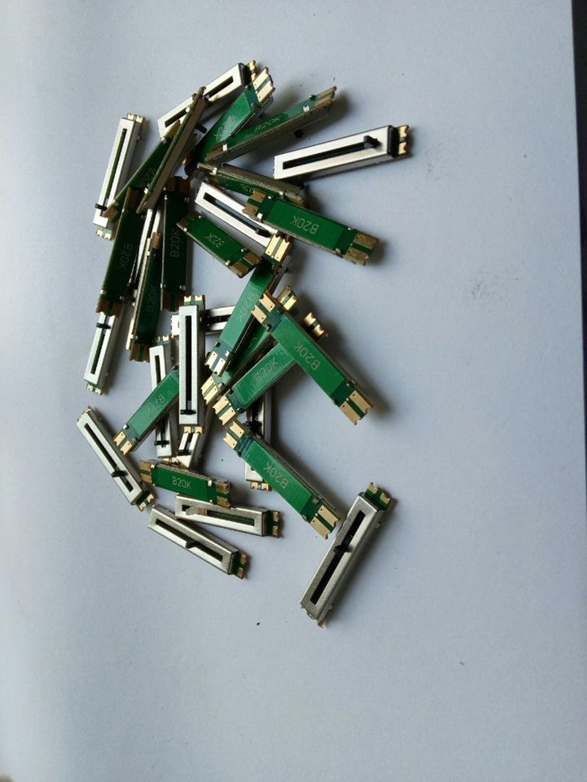 工厂直供耳机用长行程直滑式电位器线路板用调光调速开关推拉式
